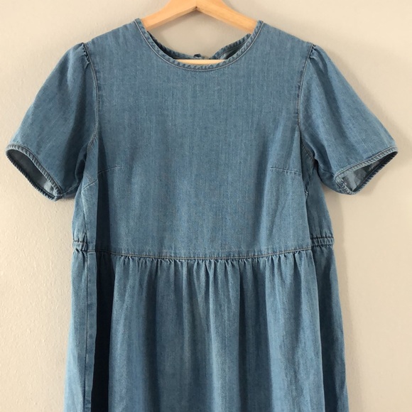 ASOS Denim Babydoll Dress - Picture 2 of 8